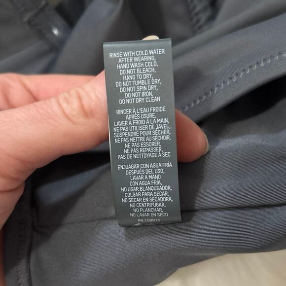 Skims Gray Recycled Swim Bandeau Top XL - Picture 8 of 8